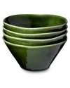 Certified International Verde Ice Cream Bowls, Set Of 4, Service For 4