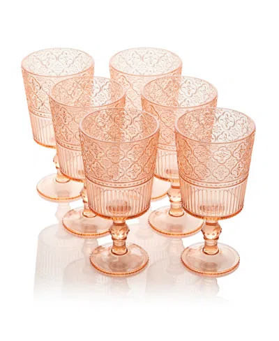 CERTIFIED INTERNATIONAL VICTORIA ACRYLIC ALL-PURPOSE GOBLETS, SET OF 6