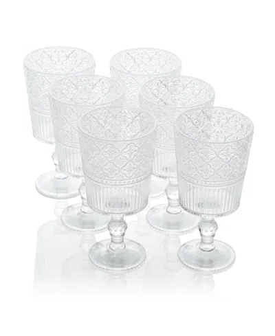 CERTIFIED INTERNATIONAL VICTORIA ACRYLIC ALL-PURPOSE GOBLETS, SET OF 6