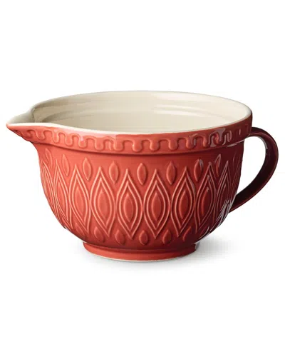 Certified International Vintage Farm Batter Bowl In Rich Red