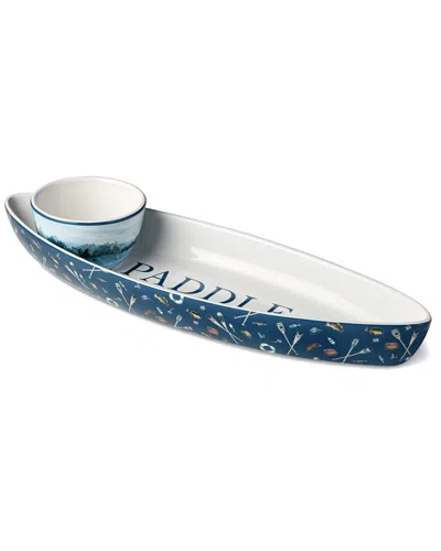 CERTIFIED INTERNATIONAL CERTIFIED INTERNATIONAL WAKE AT THE LAKE 3D CANOE 2PC CHIP & DIP