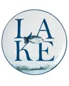 Certified International Wake At The Lake Set Of 4 Dinner Plates