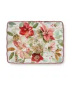 Certified International Winter Blooms Rectangular Platter In Multi