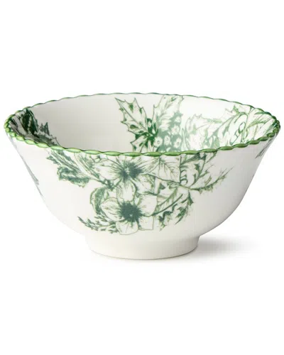 Certified International Winter Evergreen Set Of 6 Small All Purpose Bowls In Green