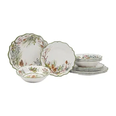 Certified International Winters Forest 12-pc. Melamine Dinnerware Set, Service For 4 In Micscellaneous