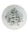 Certified International Winter's Frost Serving Bowl In Multi