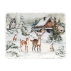 Certified International Winter's Frost Large Rectangular Platter In White