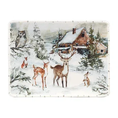CERTIFIED INTERNATIONAL WINTER'S FROST SERVING PLATTER