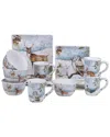 Certified International Winter's Lodge 16pc Dinnerware Set