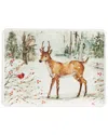 Certified International Winter's Walk Rectangular Platter In Multi