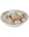 Certified International Winter's Walk Serving Bowl In Multi