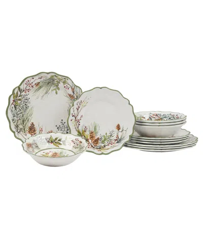 Certified International Winters Forest 12-pc. Melamine Dinnerware Set, Service For 4 In Micscellaneous