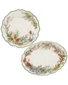 Certified International Winters Forest Melamine 2pc Platter Set
