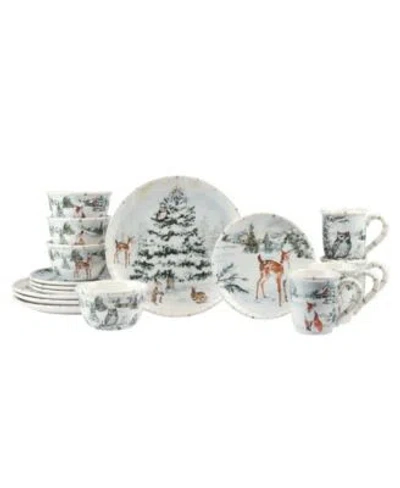 Certified International Winters Frost Collection In Multi