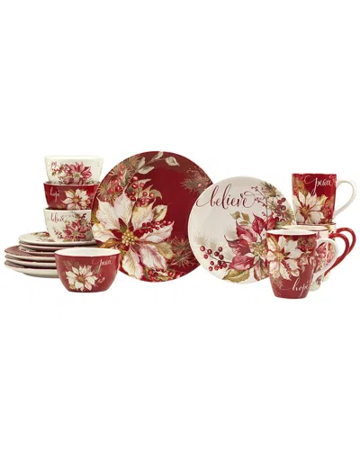 CERTIFIED INTERNATIONAL CERTIFIED INTERNATIONAL WINTERS JOY 16PC DINNERWARE SET