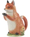 Certified International Woodland Critters 3-d Fox Teapot In Micscellan