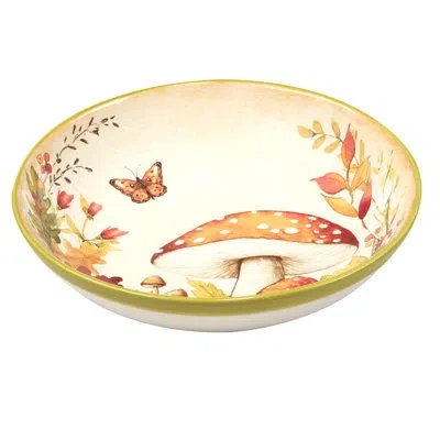 Certified International Woodland Critters Serving Bowl In White