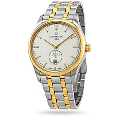 Certina Ds-4 Automatic Silver Dial Men's Watch C022.428.22.031.00 In Yellow/two Tone/silver Tone/gold Tone