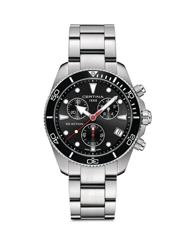 Certina Ds Action Chronograph, 42mm In Metallic