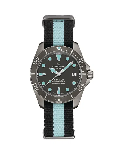 Certina Ds Action Diver Watch, 38mm In Blue