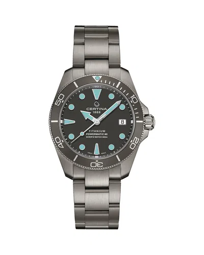 Certina Ds Action Diver Watch, 38mm In Gray