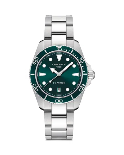 Certina Ds Action Gent Watch, 40mm In Metallic