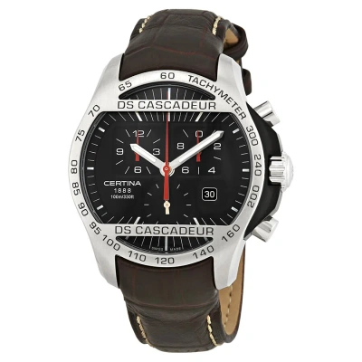 Certina Ds Cascadeur Chronograph Men's Watch C003.617.26.050.00 In Black