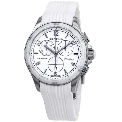 Certina Ds First Lady Chronograph White Dial Ladies Watch C030.217.17.017.00
