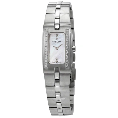 Certina Ds Mini Donna Quartz Diamond Ladies Watch C002.109.11.116.01 In Mop / Mother Of Pearl
