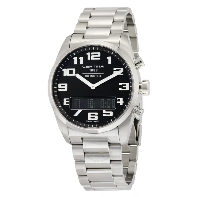Certina Ds Multi-8 Black Dial Men's Watch C020.419.11.052.01 In Black / Digital