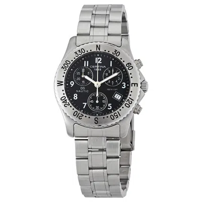 Certina Ds Nautic Chronograph Black Dial Men's Watch C542.7118.42.69