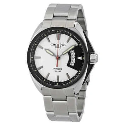Pre-owned Certina Ds Royal Quartz Black Dial Men's Watch C010.410.11.051.00