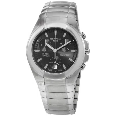 Certina Ds Spel Chronograph Quartz Grey Dial Watch C54171551261 In Gray