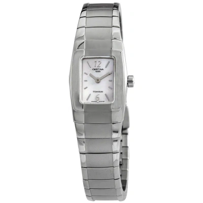 Certina Ds Spel Quartz Silver Dial Ladies Watch C32271571296 In Gray