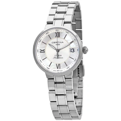 Certina Ds Stella Mother Of Pearl Dial Ladies Watch C031.210.44.113.00 In Grey / Mop / Mother Of Pearl / Silver