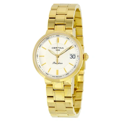Certina Ds Stella Quartz Mother Of Pearl Dial Ladies Watch C0312103303100 In Gold Tone / Mother Of Pearl / White / Yellow
