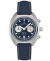 CERTINA MEN'S SWISS AUTOMATIC CHRONOGRAPH DS-2 BLUE SYNTHETIC STRAP WATCH 43MM