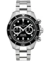 Certina Men's Swiss Automatic Chronograph Ds Action Stainless Steel Bracelet Watch 45mm