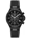 CERTINA MEN'S SWISS CHRONOGRAPH DS-7 BLACK SYNTHETIC STRAP WATCH 41MM