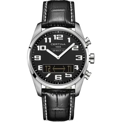 Certina Men's Watch  Ds Multi-8 Analog-digital Gbby2 In Black