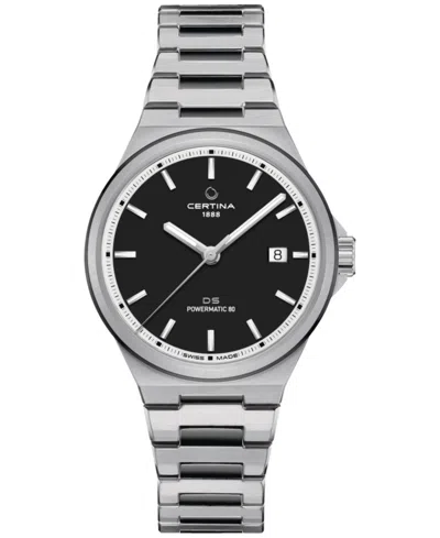 Certina Unisex Swiss Automatic Ds-7 Powermatic 80 Stainless Steel Bracelet Watch 39mm In No Color