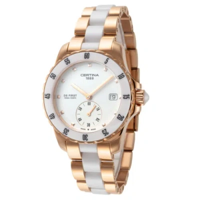 Pre-owned Certina Women's Ds First Lady 34.6mm Quartz Watch C0142353301100