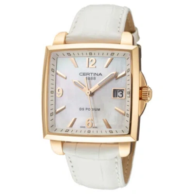 Pre-owned Certina Women's Ds Podium 32mm Quartz Watch C0013103611700