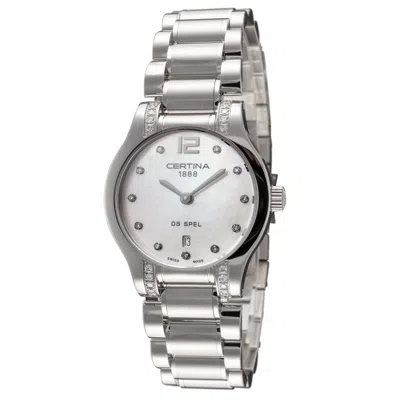 Certina Women's Ds Spel 30mm Quartz Watch C0122096111600 In Silver