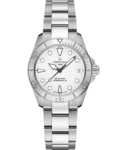 Certina Women's Swiss Automatic Ds Action Stainless Steel Bracelet Watch 35mm In No Color