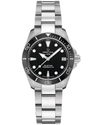 Certina Unisex Swiss Automatic Ds Action Diver Stainless Steel Bracelet Watch 38mm In No Color
