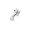 Cervin Blanc Women's Diamond Cartilage Claw Stud In White Gold. In White