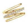Cervin Blanc Women's Diamond Flexi Twist Ring In Gold