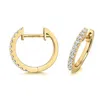 Cervin Blanc Women's Diamond Hoops In Gold