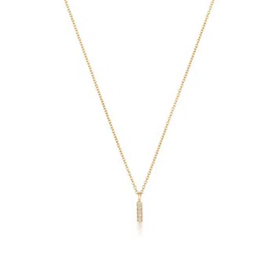 Cervin Blanc Women's Diamond Initial Necklace In 18ct Gold